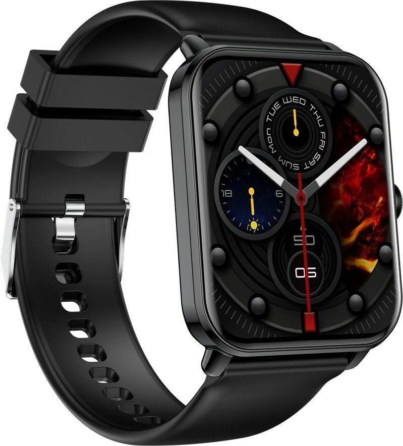 Smartwatch bea-fon 102, 1.83", GPS, 38 g, e zezë