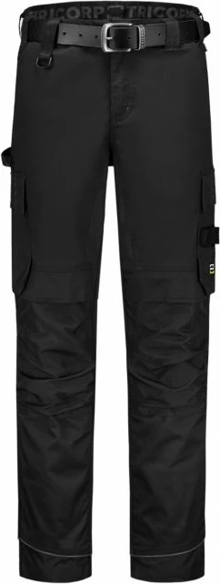 Pantallona Pune Malfini Twill Cordura Stretch për Meshkuj dhe Femra, të Zeza