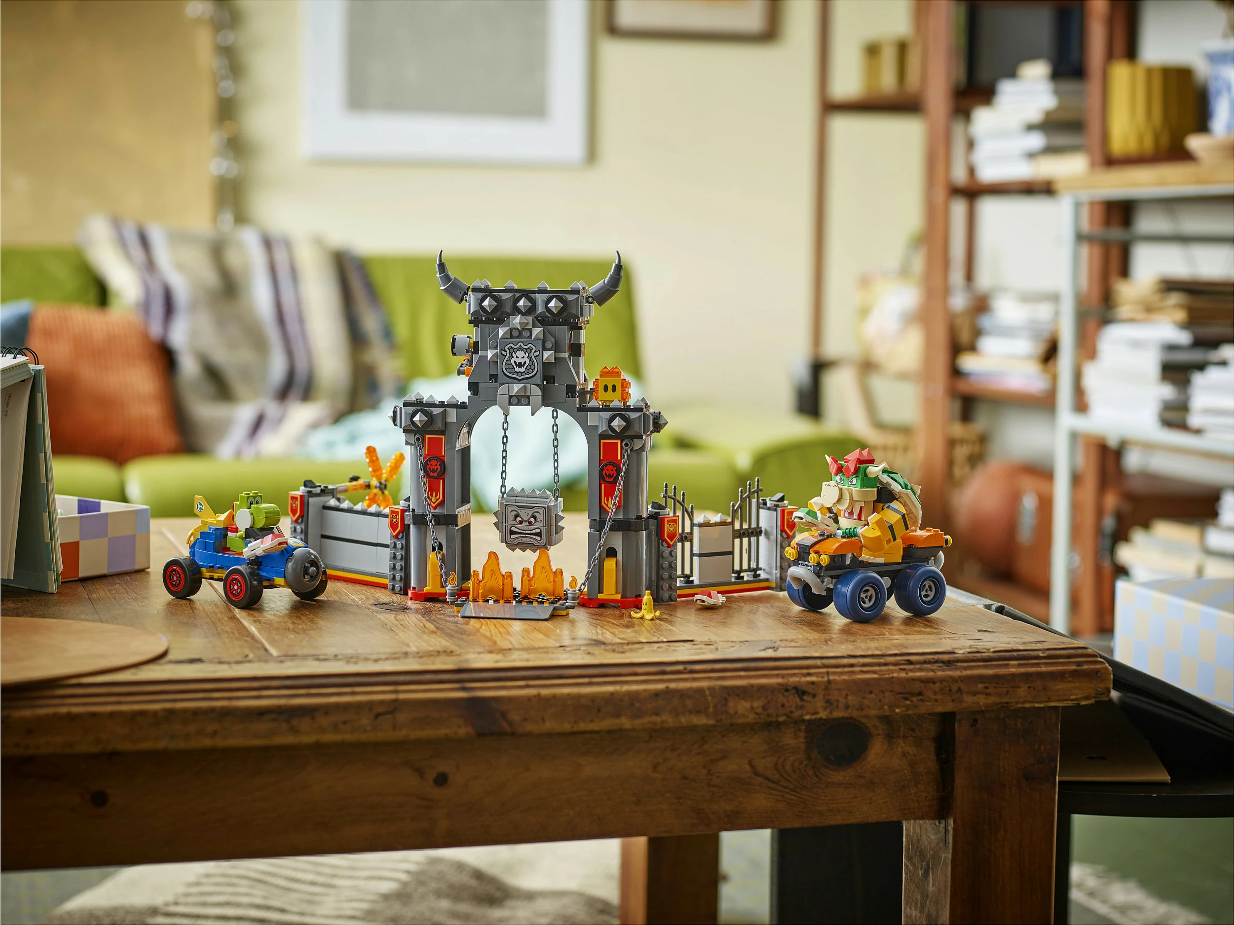 Set ndërtimi LEGO Super Mario Mario Kart 72039 Bowser's Castle, 1068 pjesë, 9+, multikolor