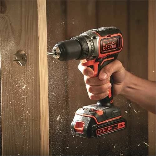 Shpuese/vidhosëse pa kabllo Black&Decker BL186N 18 V, brushless, 52 Nm, mandrinë 13 mm, portokalli/zi, pa bateri, pa karikues