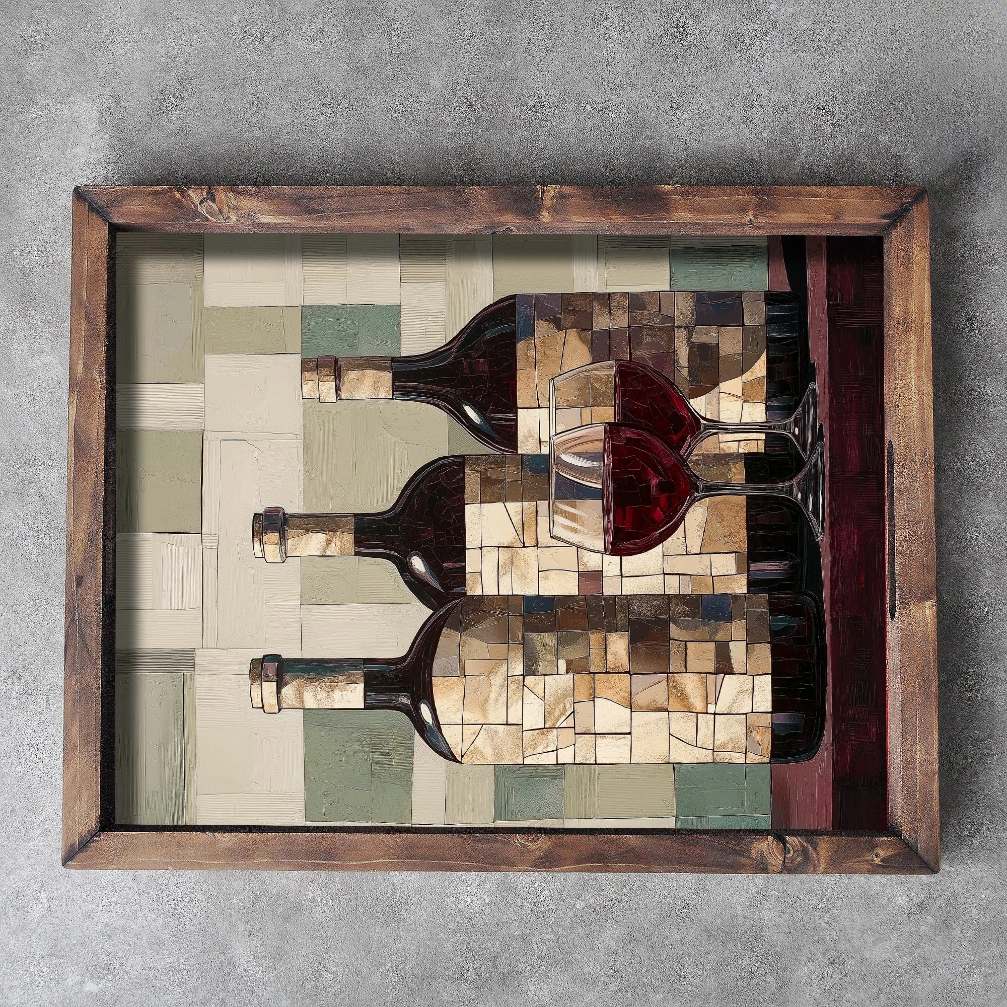Tabaka druri, shumëngjyrëshe, Evila Originals, REF048, 48x38x4cm