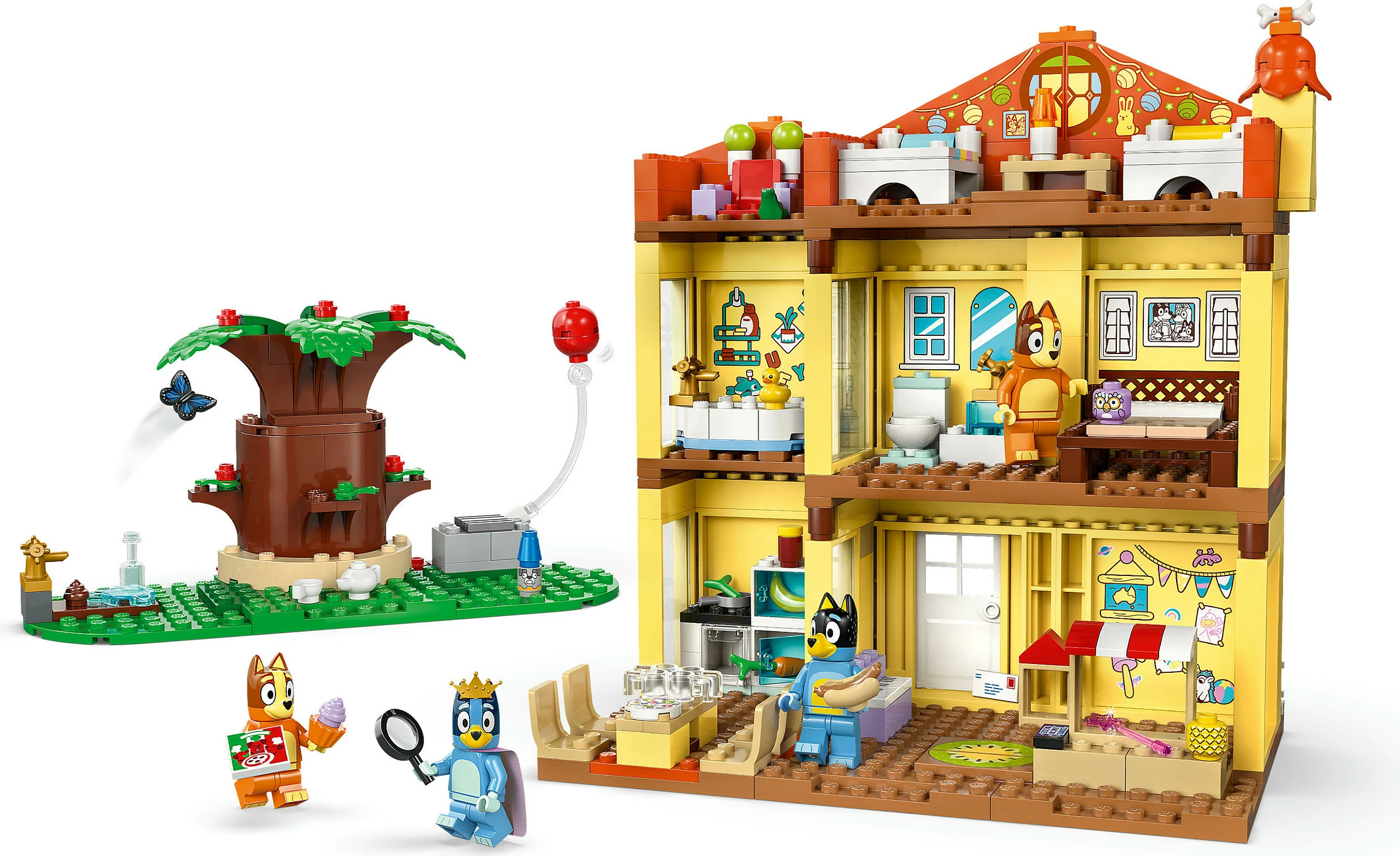 Set ndërtimi LEGO Bluey 11203 Bluey’s Family House, 382 copë, 4+, multikolor