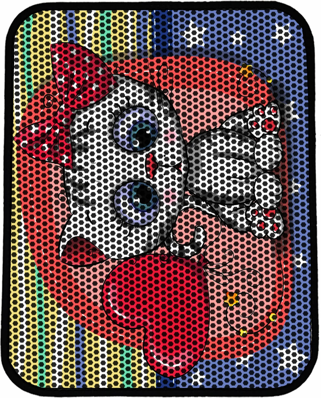 Tapet për rërë mace, shumëngjyrësh, Paws & Whiskers, Nrszn0069, 45x60cm