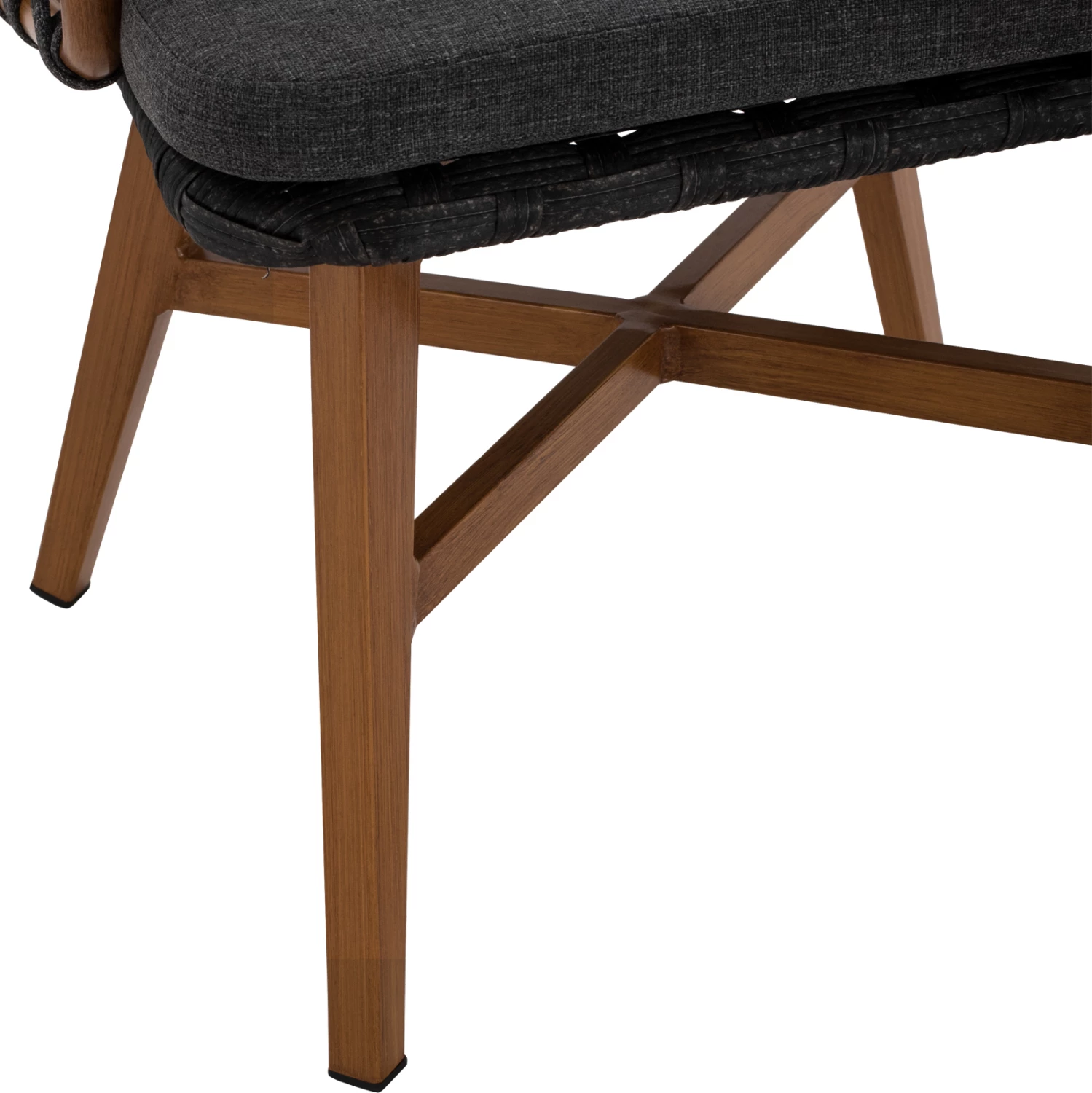 Karrige alumini RICKO FH5782.11 me rripa të gjerë gri 57x61x79 cm