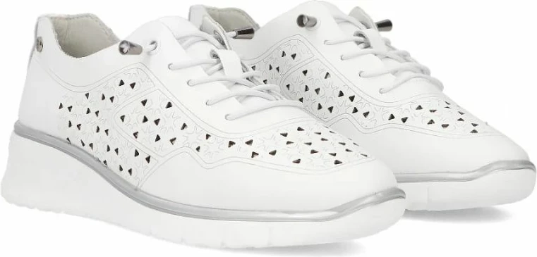 Këpucë të ulëta femra Filippo DP6714, të bardha