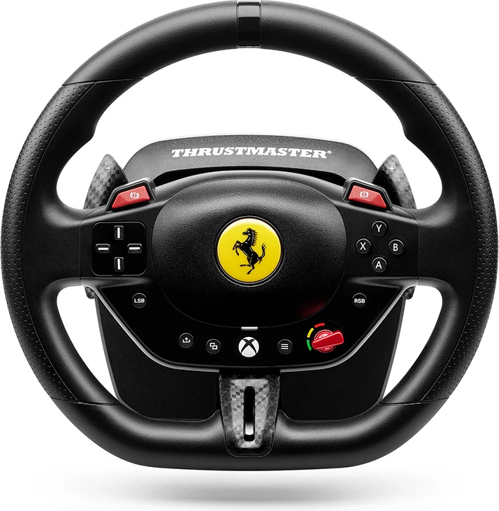 Volan garash Thrustmaster T98 Ferrari 296 GTS, 240°, PC/Xbox Series X|S/Xbox One, me pedale, i zi
