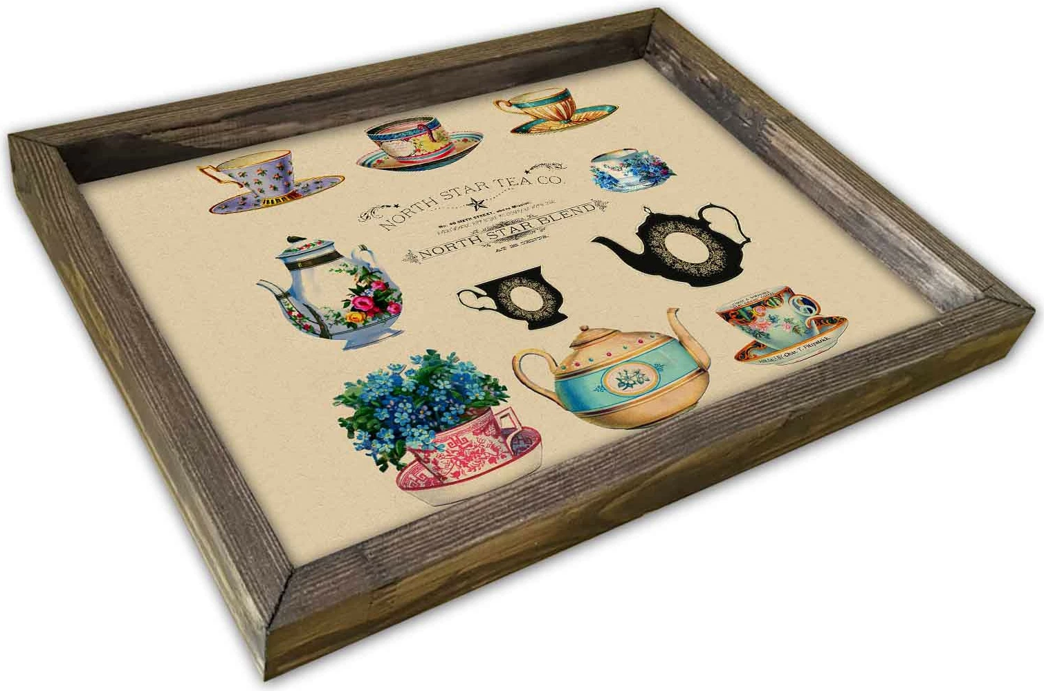 Tabaka Aberto Design, AT-007, shumëngjyrëshe, 30x40cm