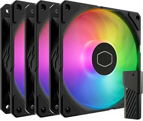 Ventilator kasë Cooler Master SickleFlow Edge 120 ARGB 3në1, 120mm, PWM, i zi