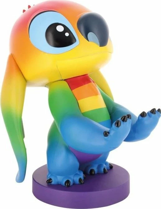 Mbajtës celulari/kontrolleri Cable Guys Disney Lilo & Stitch Rainbow Stitch 20 cm, shumëngjyrësh