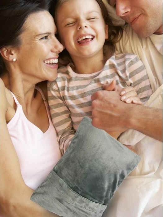 Jastëk ngrohës elektrik ADLER AD7427 360W 30x22x6.5cm me mbulesë fleece, gri