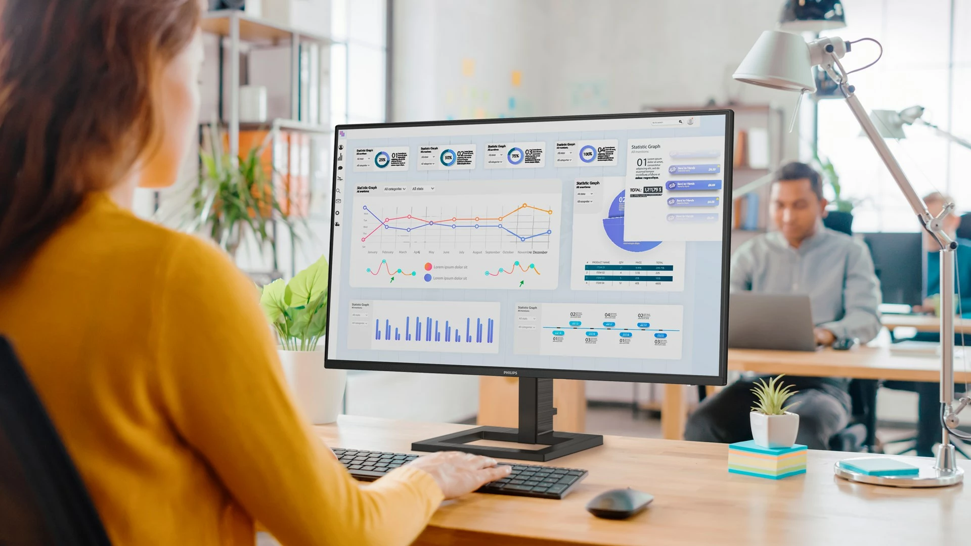 Monitor Philips 27E1N1300AE/00, 27", Full HD, IPS, 120Hz, USB-C, Zi