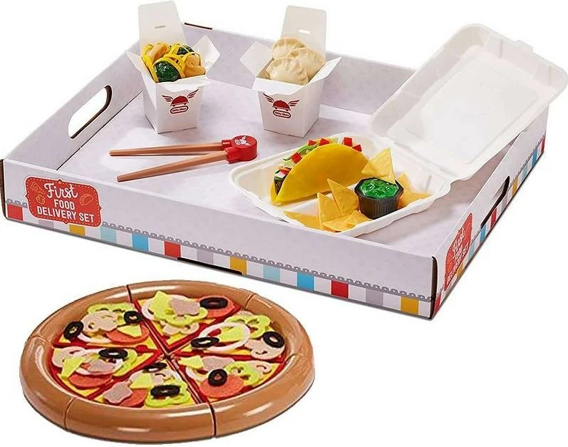 Set lodrash Little Tikes First Food Delivery, 200 aksesorë, shumëngjyrësh