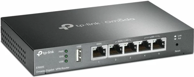 Router TP-LINK Omada ER605 Gigabit VPN, gri