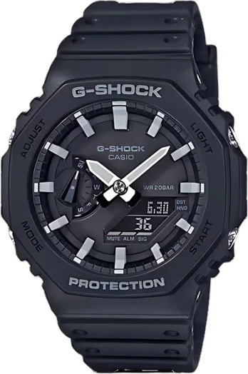 Orë dore G-SHOCK GA-2100-1A, e zezë/hirtë