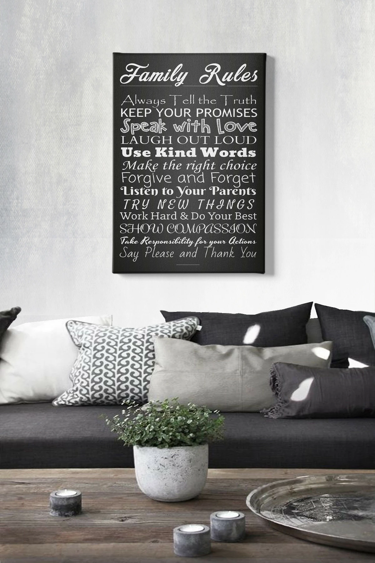 Tabllo dekorative kanavacë, Wallity, 50x70cm