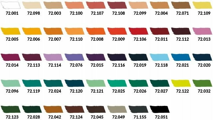 Set bojash akrilike Vallejo 72.183 Color BSL System, 48x18 ml, me 3 furça dhe 1 miniaturë