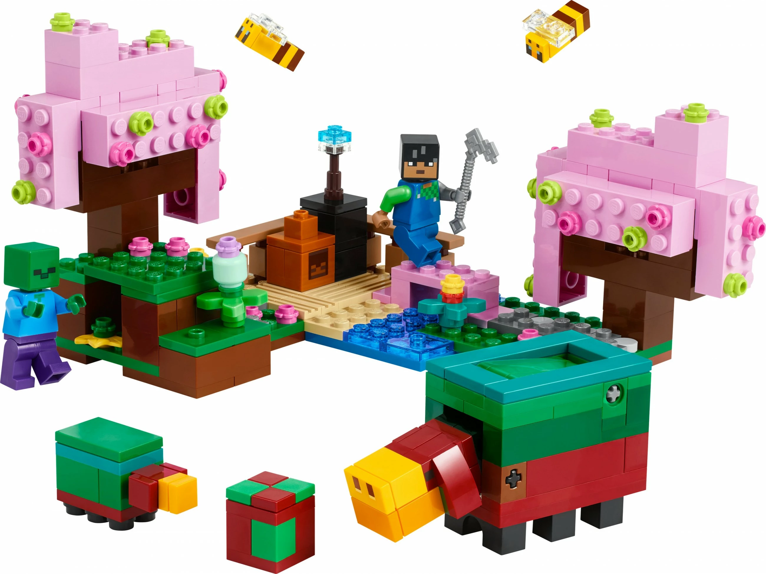Set ndërtimi LEGO Minecraft 21260, 304 pjesë, multikolor