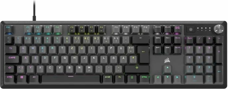 Tastierë gaming Corsair K70 CORE RGB, gri