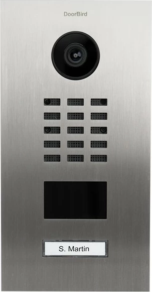 Kamerë derë DoorBird D2101V, 720p, kënd ultra i gjerë, çelik inox