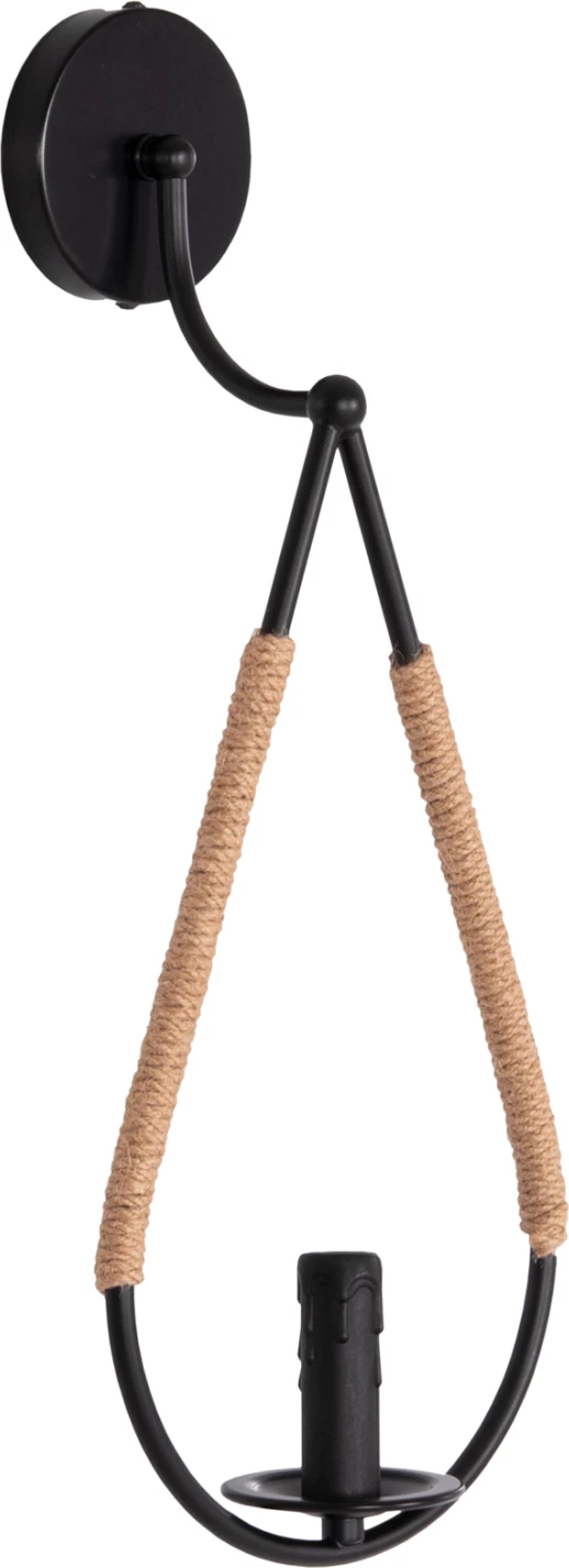 Aplik DROPLET, metal, litar kërpi, 21x15x50cm