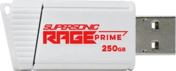 USB Patriot Rage Prime, 600 MB/S, 256 GB, e bardhë/kuqe