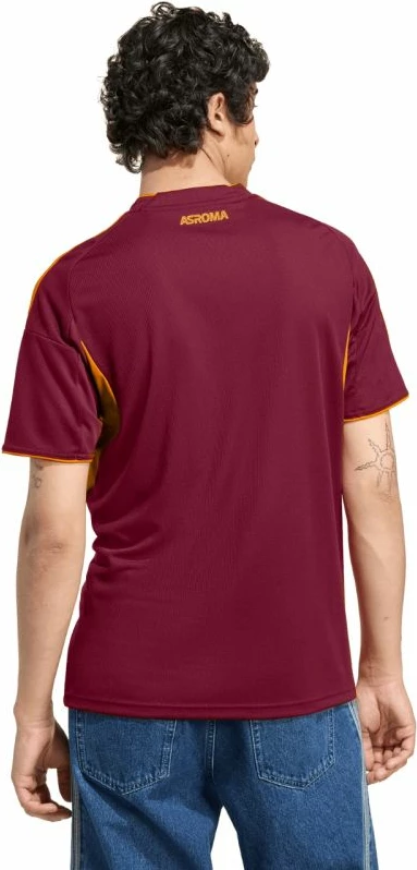 Fanellë futbolli për meshkuj adidas AS Roma, e kuqe e errët