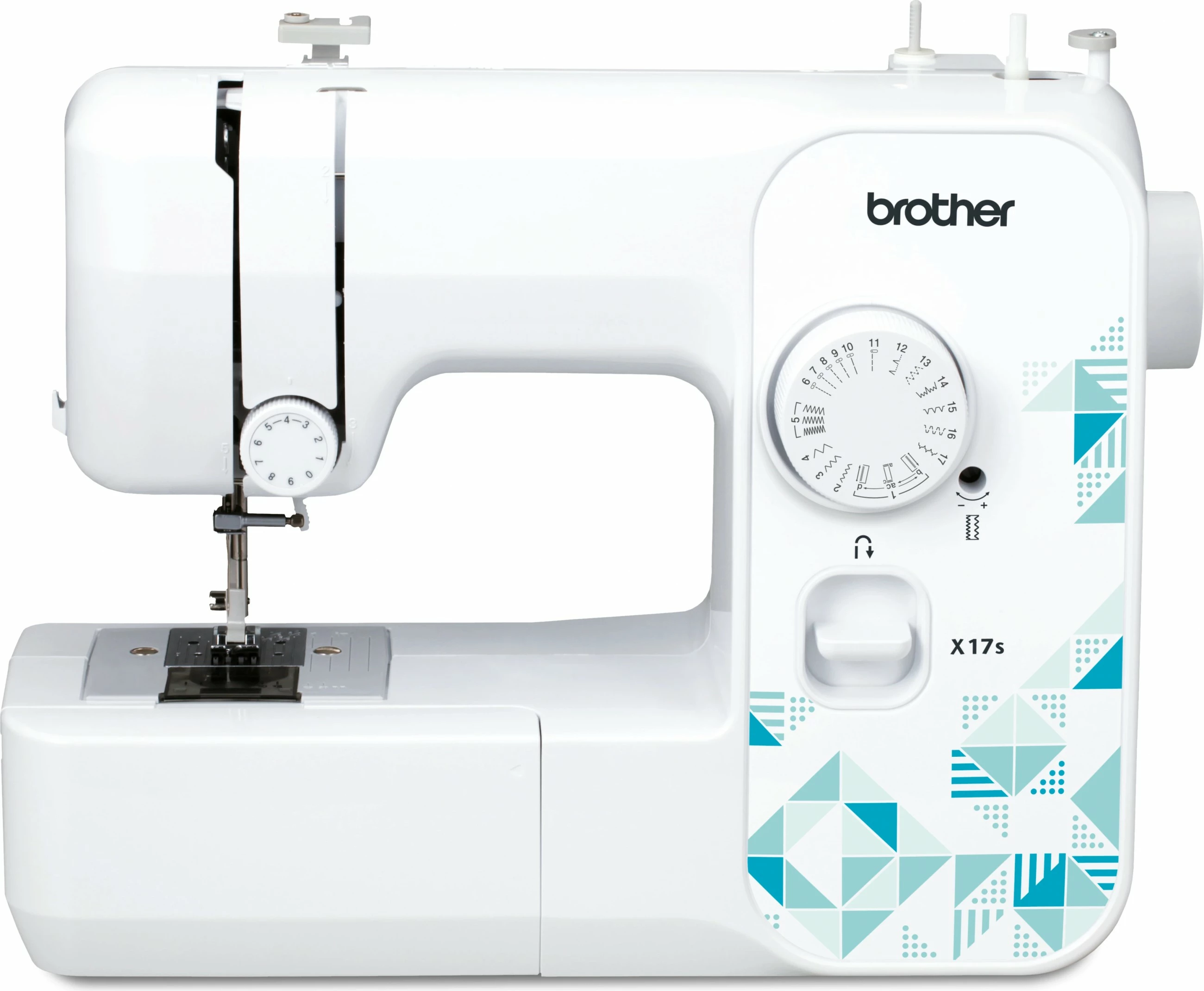 Makine qepëse Brother X17s, mekanike, e bardhë