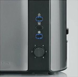 Toaster automatik Severin AT 9573, 2 feta, 800W, inox, antracit/zi