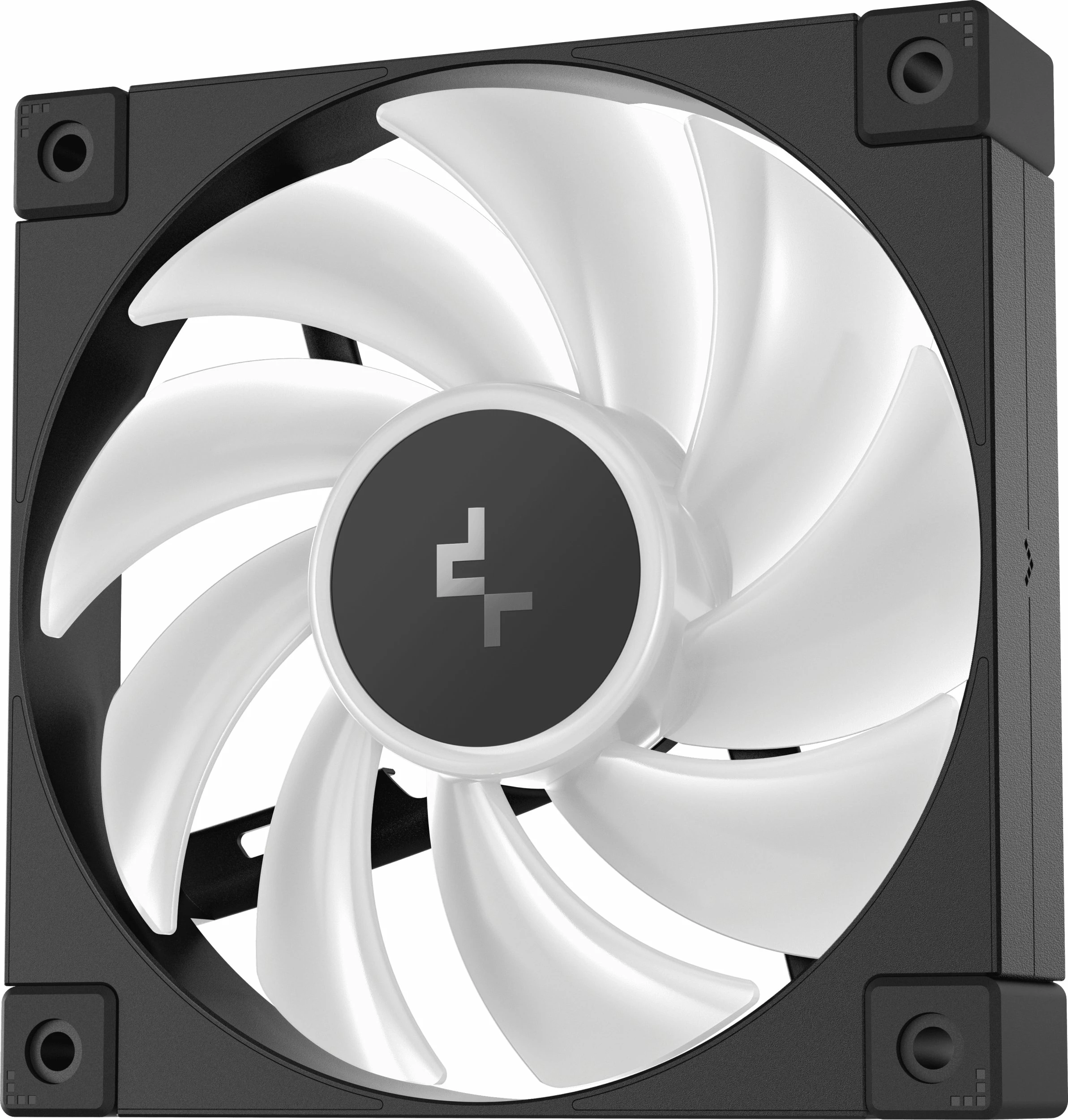 Ventilator PC Deepcool FD12 ARGB R-FD12-BKAPN1-G 120mm PWM, i zi, 1 copë