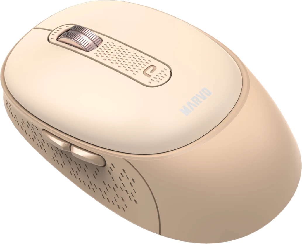 Maus Marvo WM111 wireless, BT + 2.4G, rechargeable, DPI 800-3200, rozë