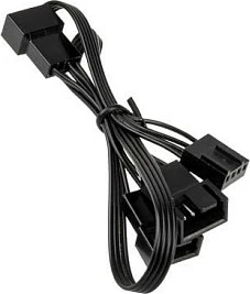 Kabllo splitter PWM për ventilator Kolink 1-në-3, 35 cm, e zezë
