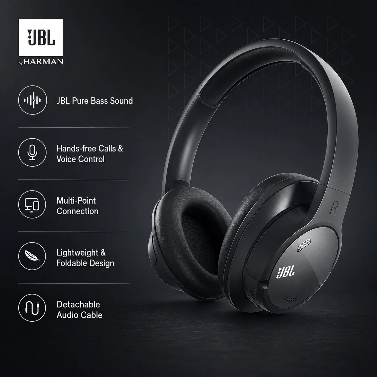 Kufje JBL Premium Bluetooth Over-Ear