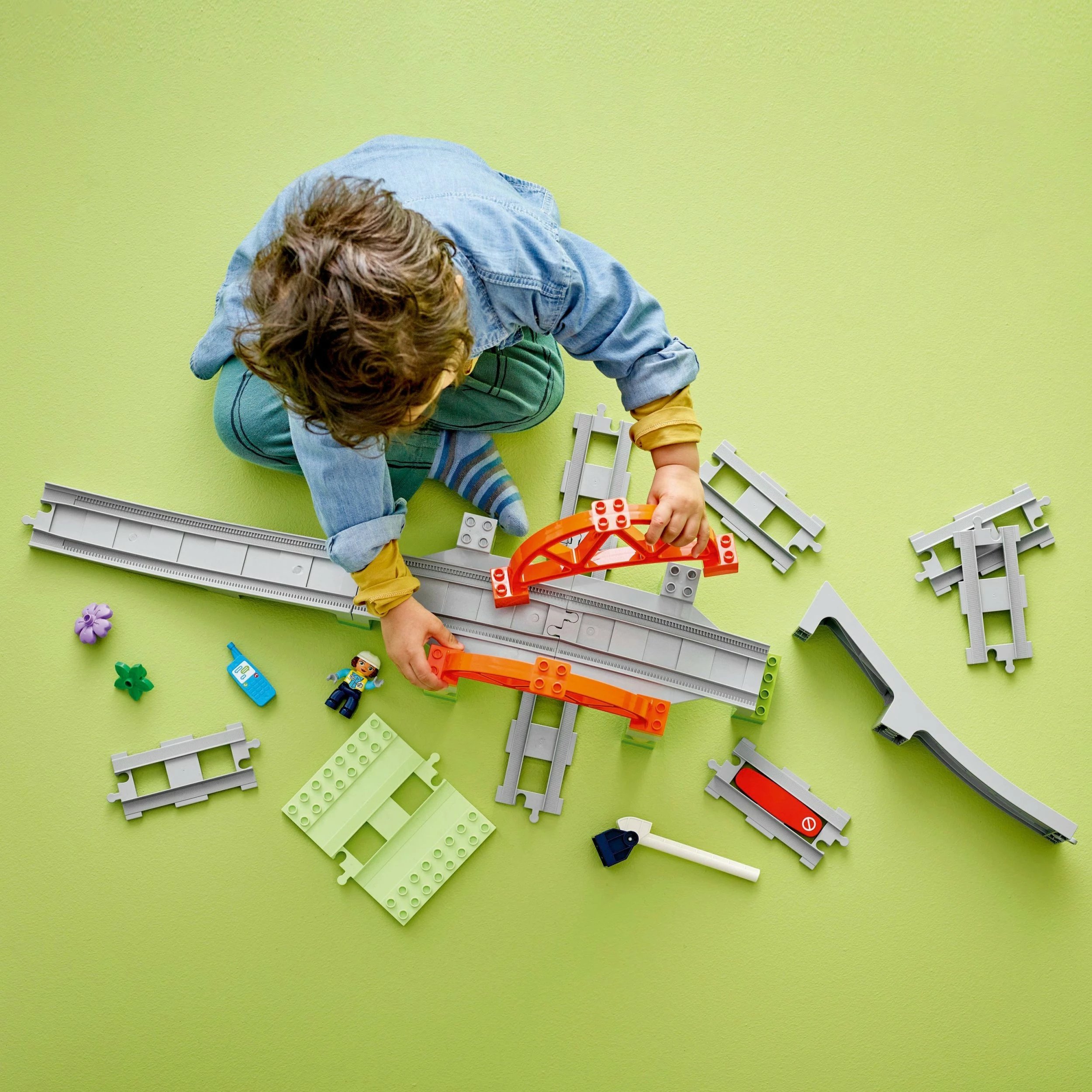 Set zgjerimi urë dhe shina hekurudhe LEGO DUPLO 10426, 42 pjesë, për 2+ vjet