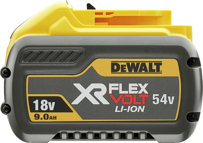 Bateri zëvendësuese DeWALT FlexVolt XR 54V 162Wh (18V 9.0Ah), e verdhë/e zezë