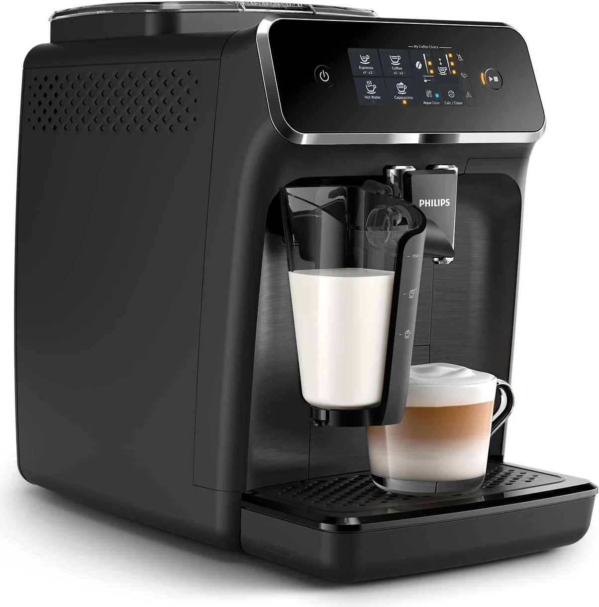 Makina e kafesë Philips 2200, e zezë