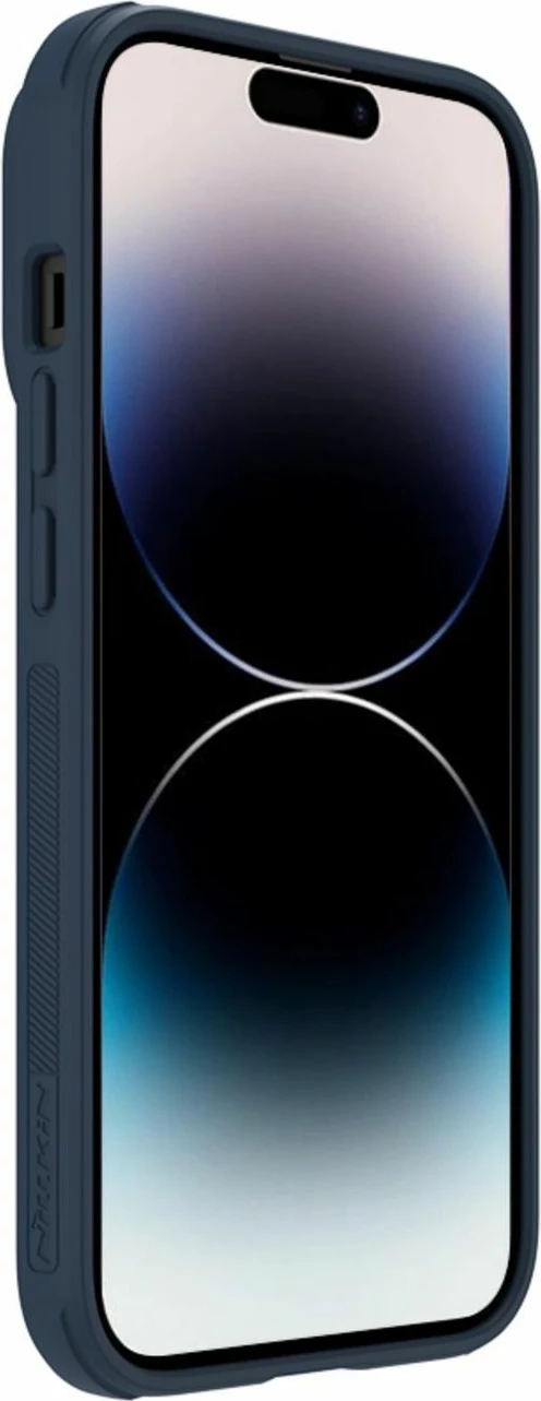 Mbështjellës Nillkin Textured S Case për iPhone 14 Pro, me mbrojtje kamere, Blu