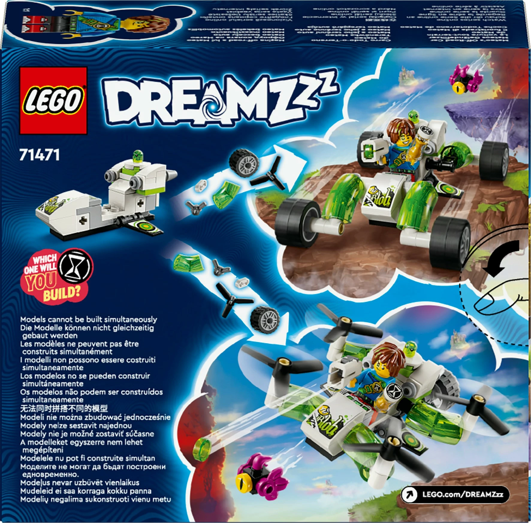 Set ndërtimi LEGO DreamZzz 71471 Mateos Off-Road Car, 94 pjesë, multikolor