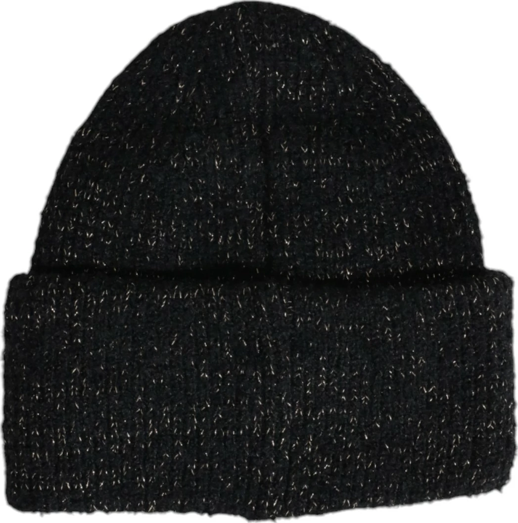 Kapelë dimërore për femra Pieces Pcpyron Lurex Hood Noos Bc 17114859, e zezë