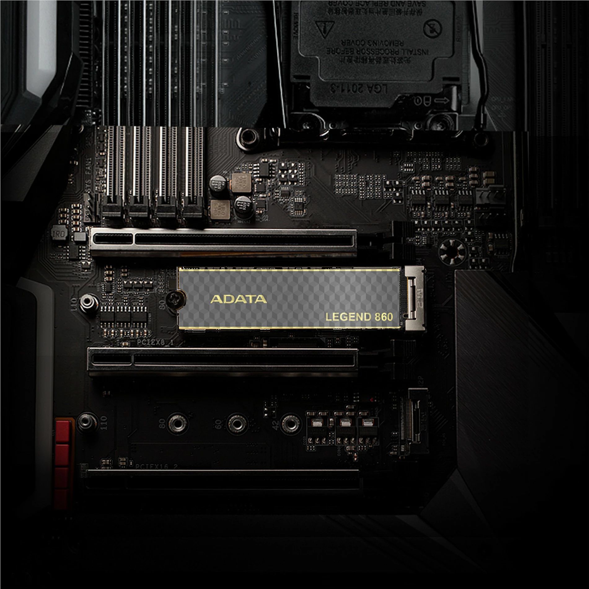 SSD M.2 NVMe ADATA LEGEND 860, 1TB, PCIe 4.0 x4, 6000/4000 MB/s, 2280, e zezë/gri