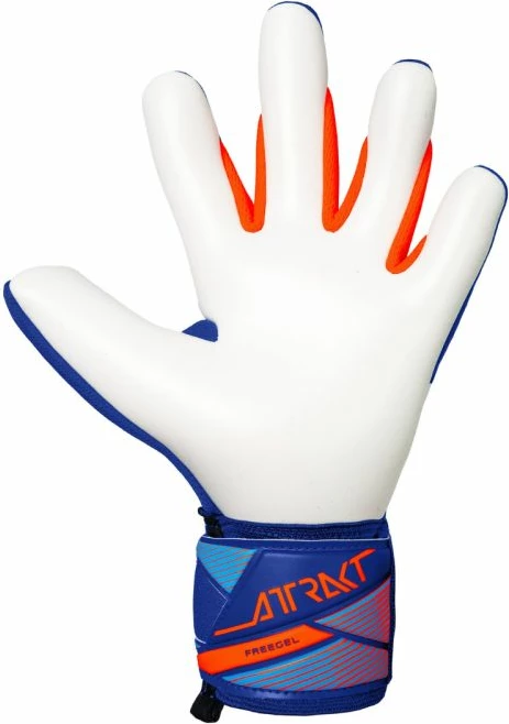 Doreza portieri Reusch Attrakt Freegel Advance për fëmijë, blu-portokalli [Madhësia: 9]