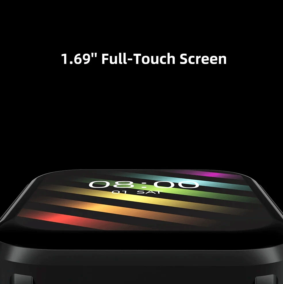 Smartwatch Imilab Fitness W01 1.69" ekran me prekje, 70+ moda sportive, 3ATM, 220mAh, i zi