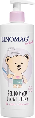 Xhel për trup dhe kokë për fëmijë Linomag 400ml