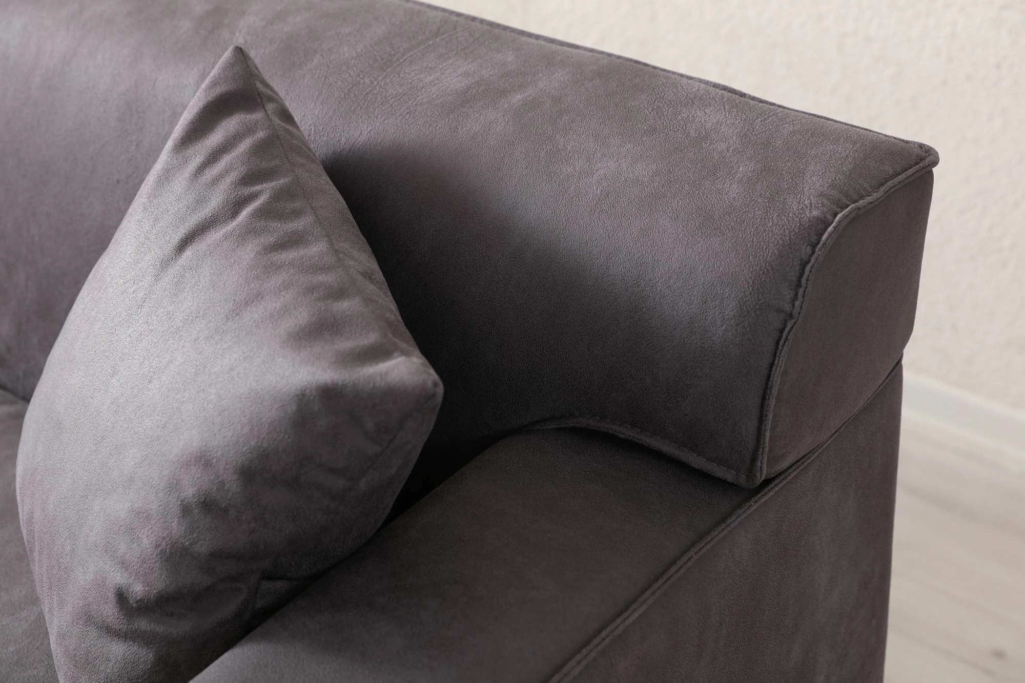 Këndare New Petra L, ngjyrë antracit, Atelier del Sofa