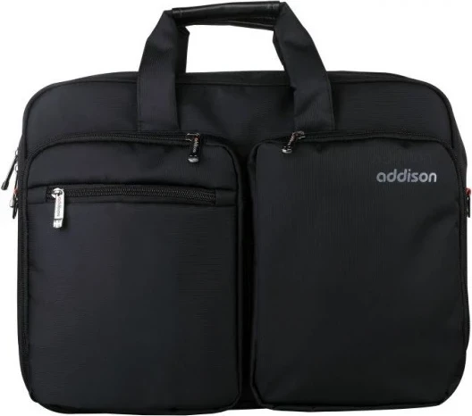 Çanta për laptop Addison, e zezë