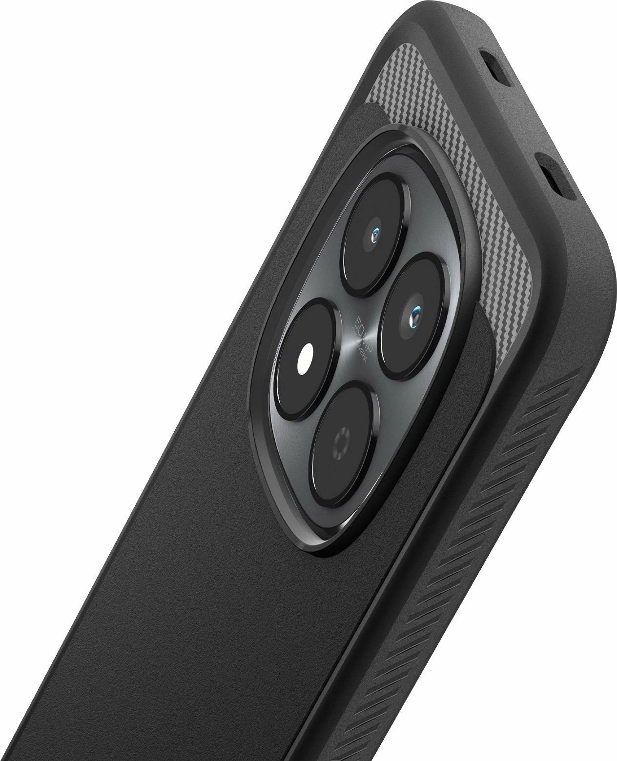 Mbështjellës Spigen Rugged Armor për Xiaomi Redmi Note 15 Pro 5G, TPU, karikim wireless, MIL-STD 810G, i zi mat