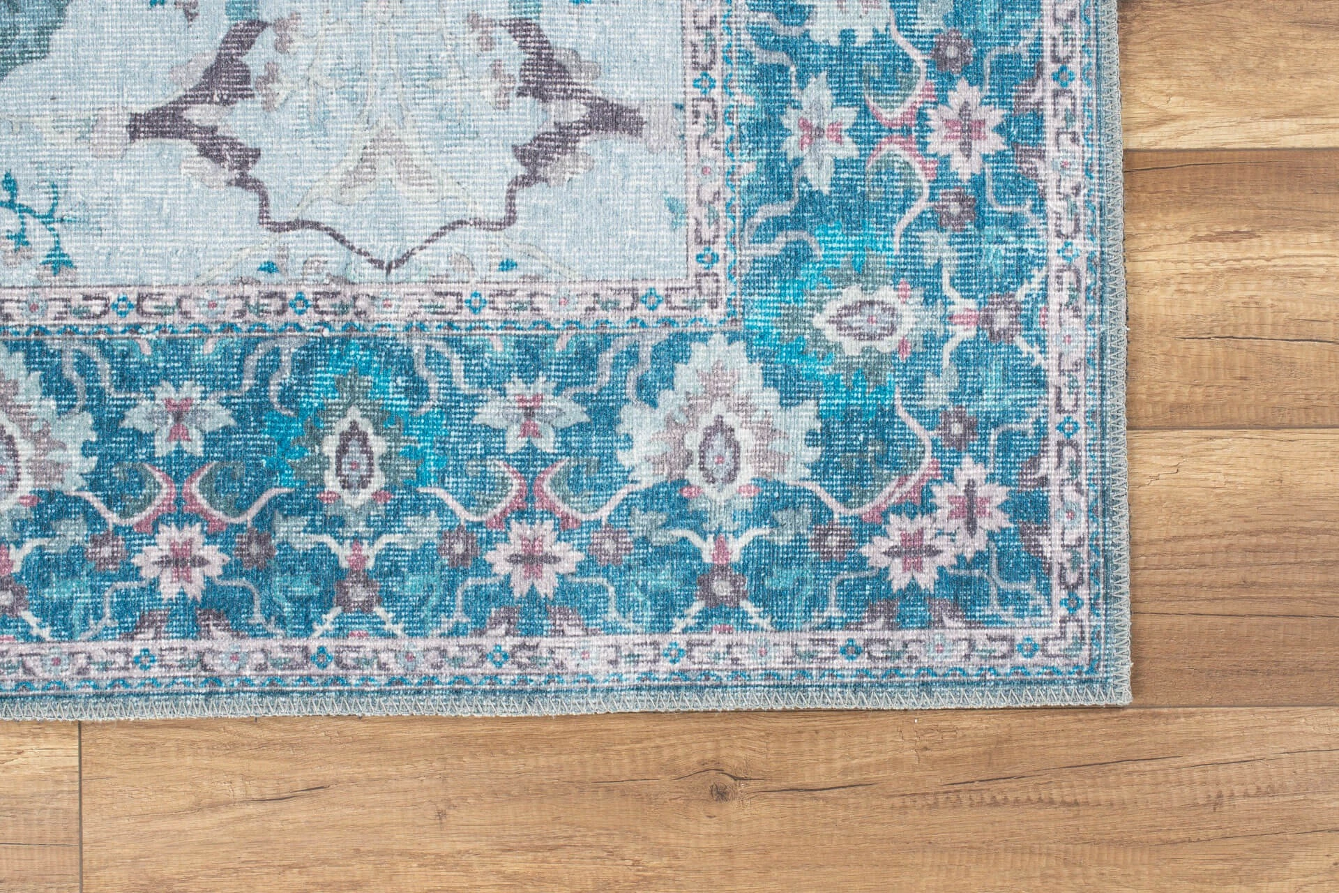 Qilim për korridor, Dorian Chenille, ngjyrë blu, 75x230cm