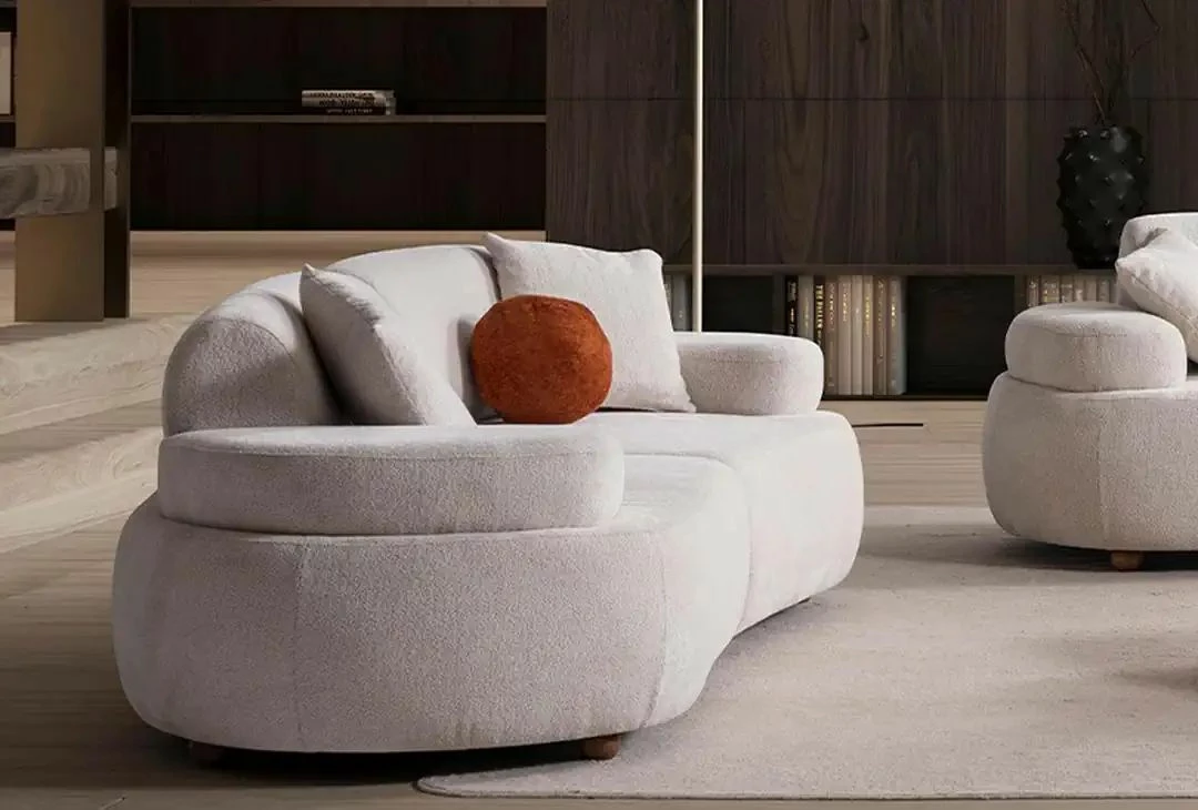 Divan treshe Atelier del Sofa, ngjyrë krem, Rio