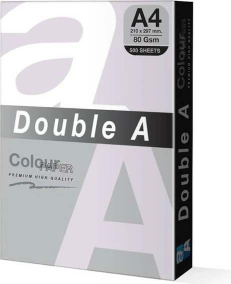 Double A Leter Me Ngjyre A4 80Gr Lavender 500Fl