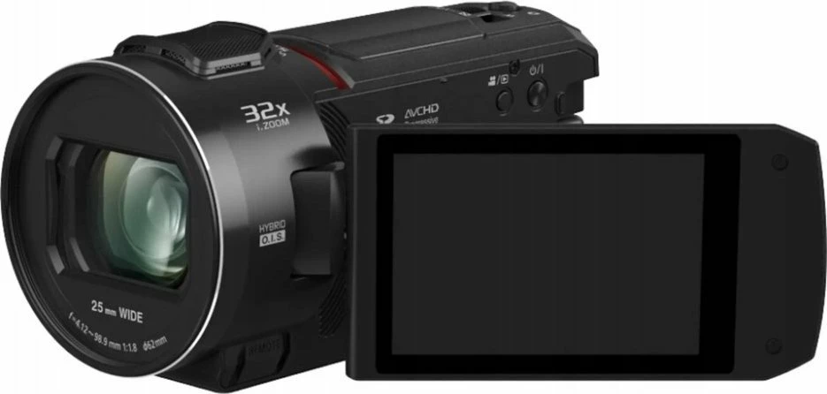 Kamerë video 4K Panasonic HC-VX3E-K, 24x zoom optik, 25mm wide, LCD 3.0" touch, 5-akshe OIS, microSD, USB-C/HDMI, e zezë