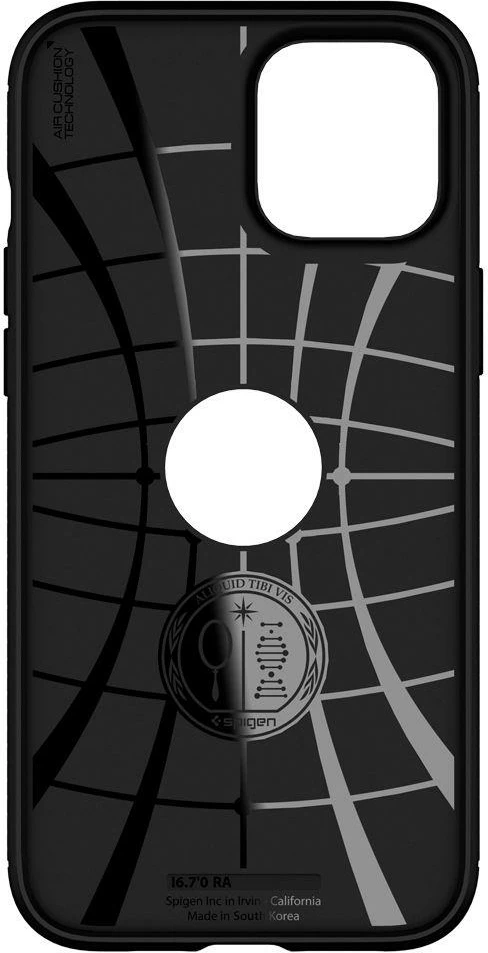 Mbështjellës Spigen Rugged Armor për iPhone 12 / iPhone 12 Pro, Matte Black
